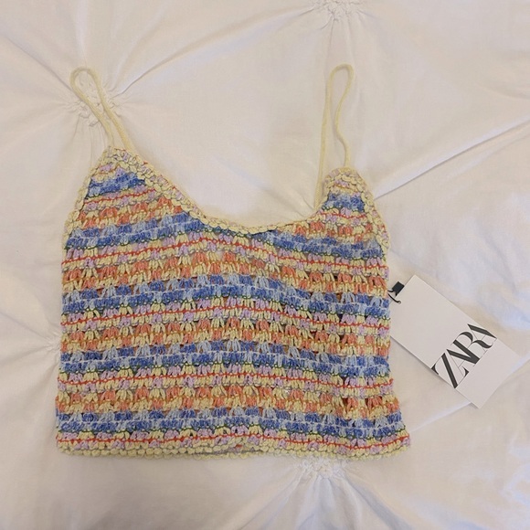 NEW never been worn sold out online and in store Zara knit crop top - Picture 3 of 5